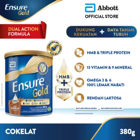 ENSURE GOLD COKELAT 380G CAN