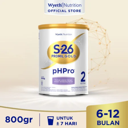 S-26 Promil GOLD pHPro Tahap 2 Susu Formula Usia 6-12 Bulan 800g