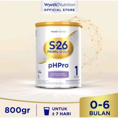 S-26 Promil GOLD pHPro Tahap 1 Susu Formula Usia 0-6 Bulan 800g