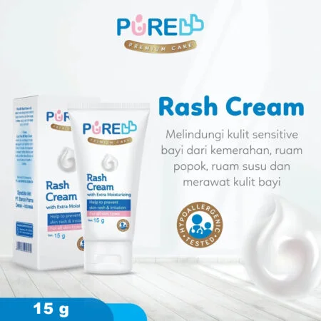 PUREBB RASH CREAM 15 GR - Krim Pereda Gatal Ruam Popok