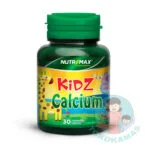 NUTRIMAX KIDZ CALCIUM 30 CHEWABLE (Tablet Kunyah) - Memelihara Kesehatan Tulang dan Gigi pada Anak-Anak