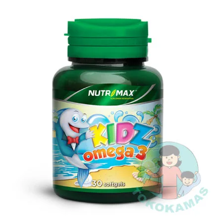 NUTRIMAX KIDZ OMEGA 3 30 Softgel (Kapsul Lunak) - Membantu Memelihara Kesehatan Kulit